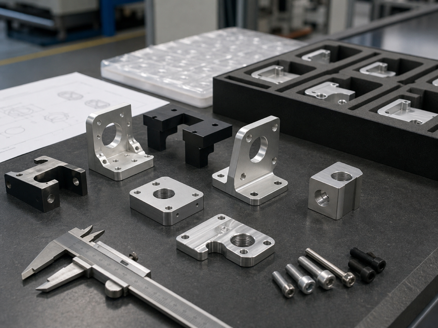 Custom aluminum sensor mounting bracket project photo
