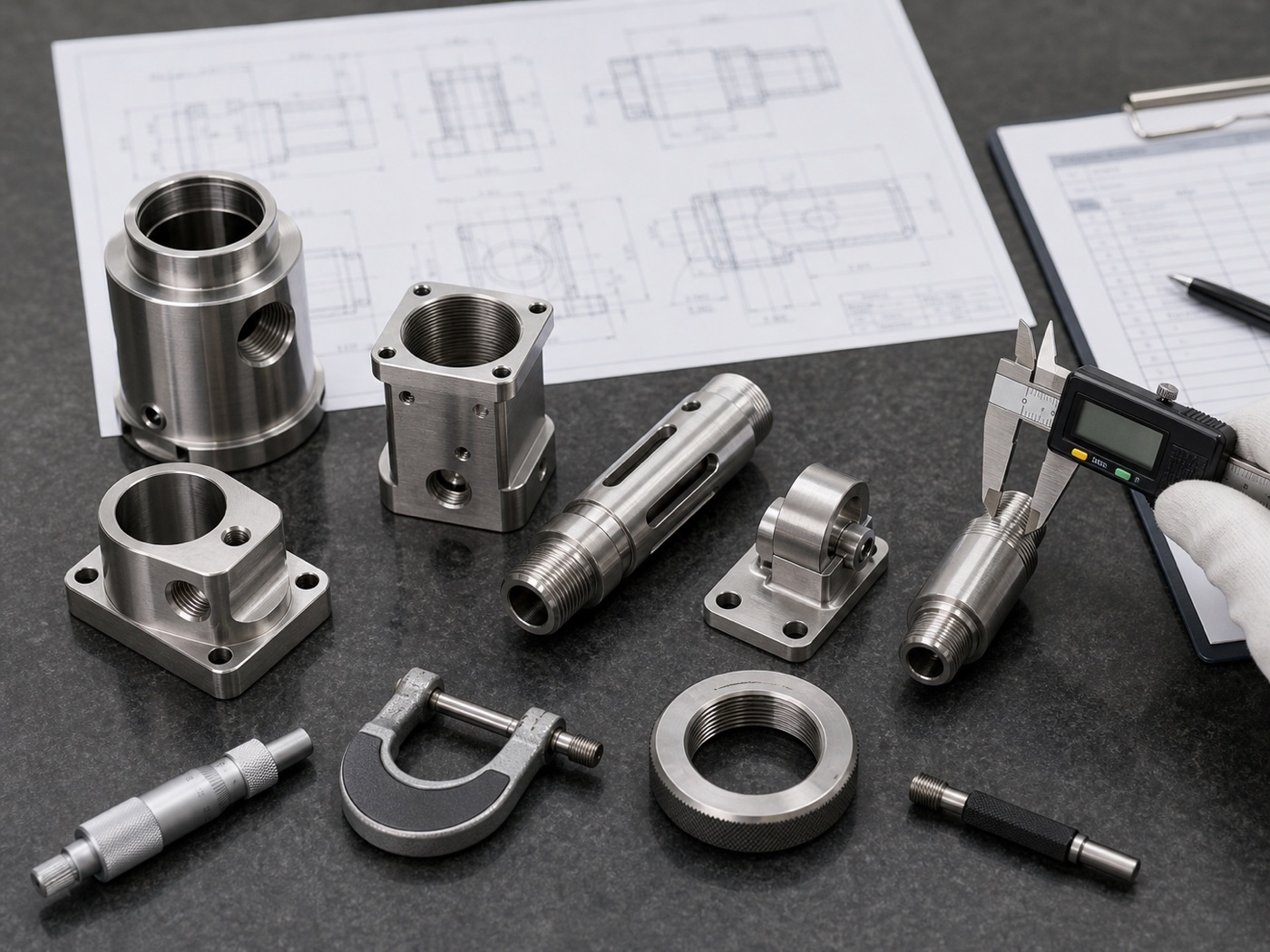Quality inspection for finished metal sensor housing parts