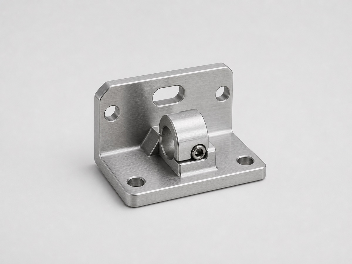 Custom sensor mounting bracket and plate