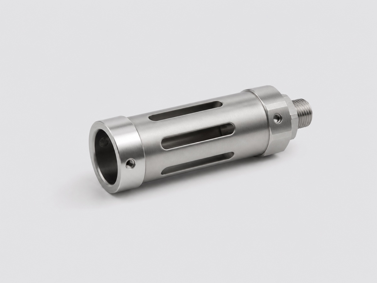 Metal protective sleeve for industrial sensor