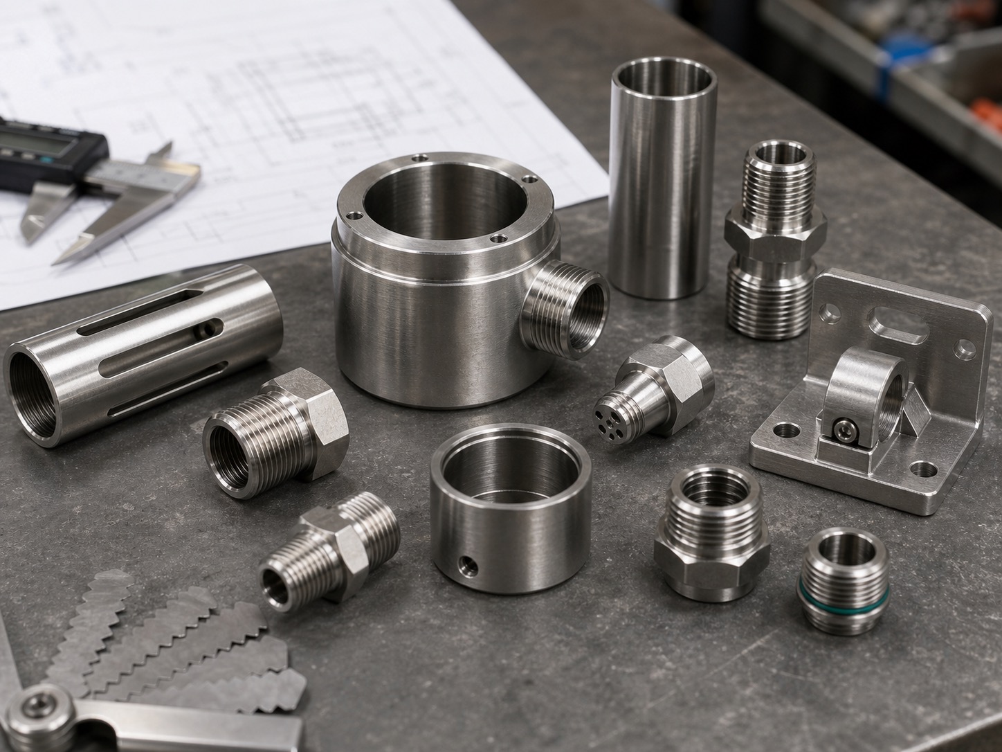 Custom CNC machined metal sensor housings