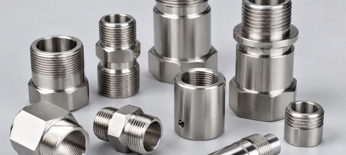 Custom threaded metal sensor body